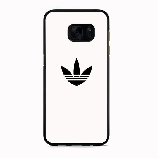 Adidas White Bone Logo Black Samsung Galaxy S7 Case