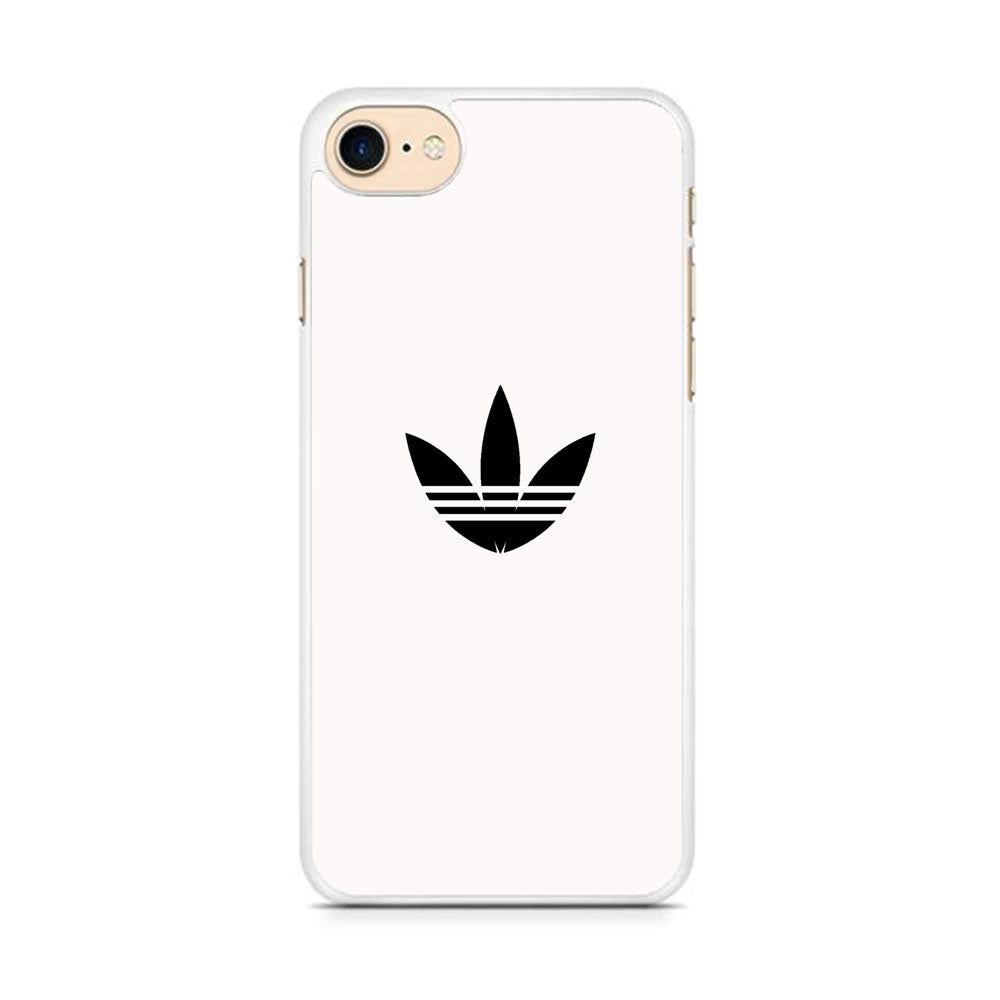 Adidas White Bone Logo Black iPhone 8 Case