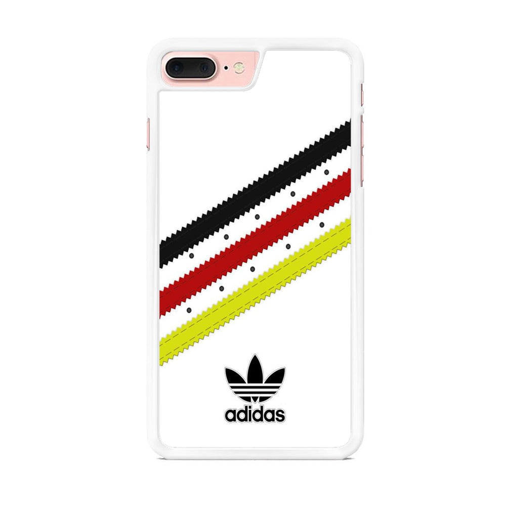 Adidas White Stripe Black Red Yellow iPhone 7 Plus Case