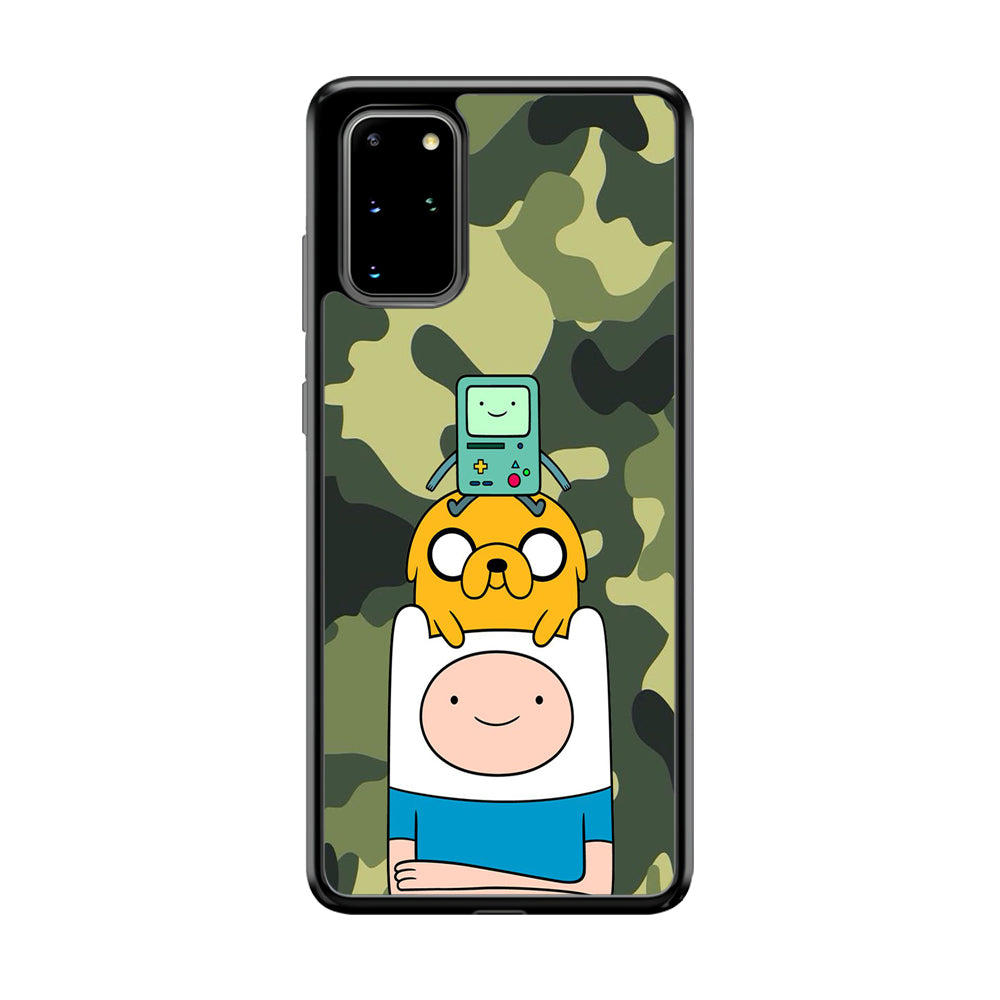 Adventure Time Camo Green Samsung Galaxy S20 Plus Case