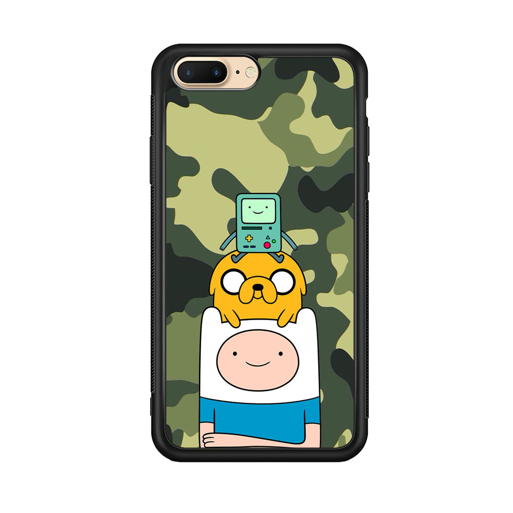 Adventure Time Camo Green iPhone 7 Plus Case