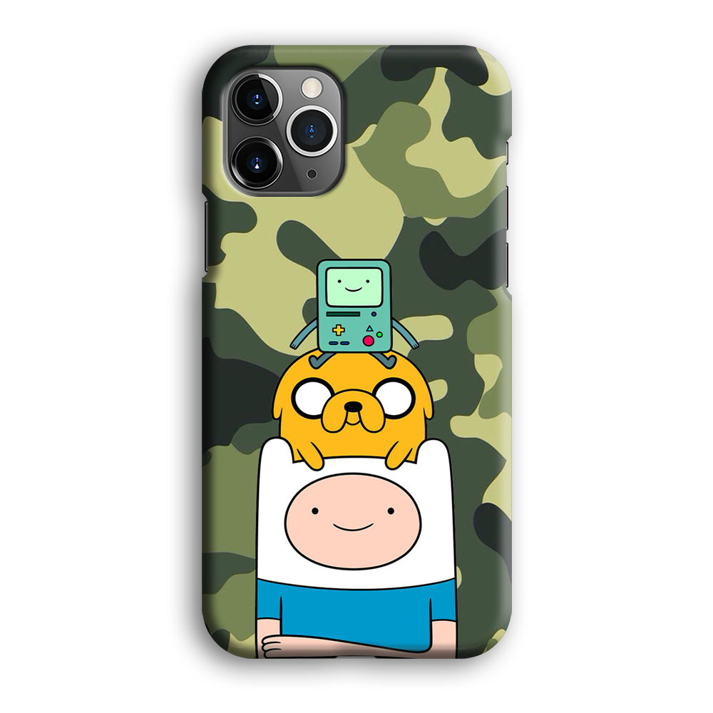 Adventure Time Camo Green iPhone 12 Pro Case