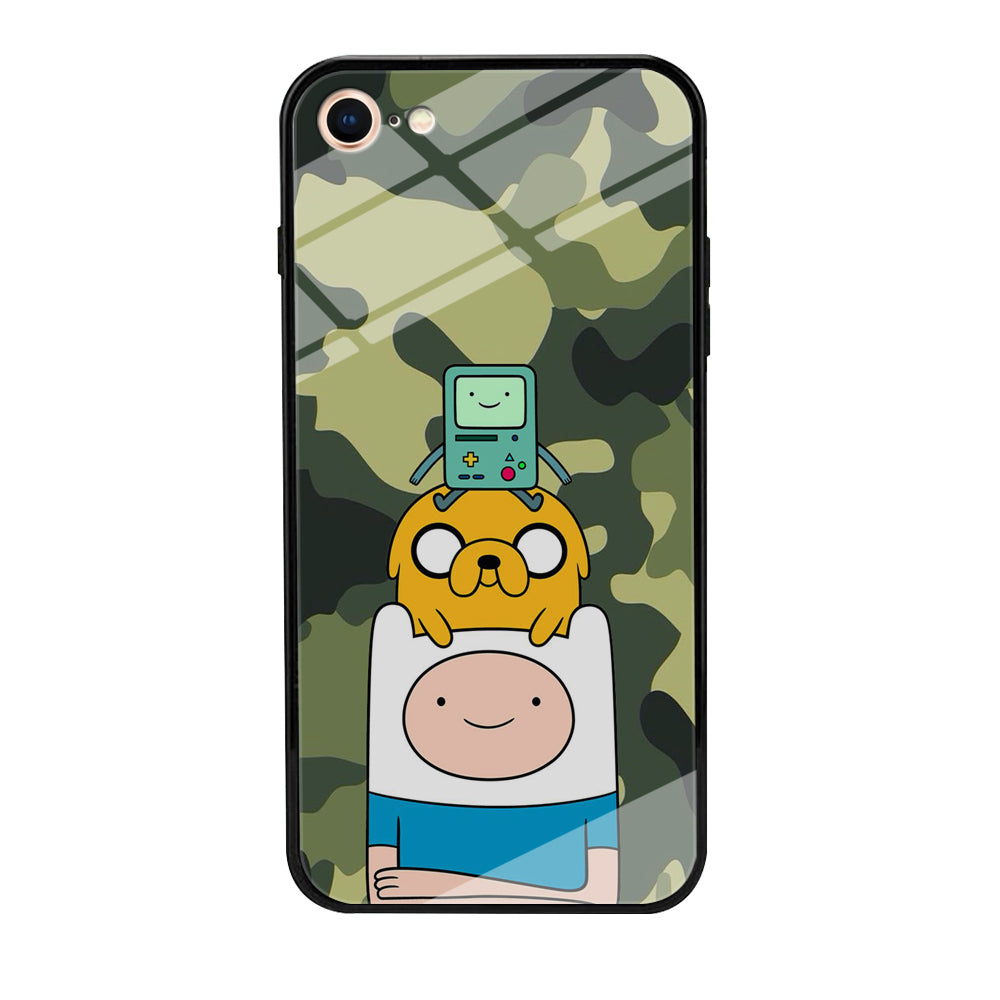 Adventure Time Camo Green iPhone 8 Case