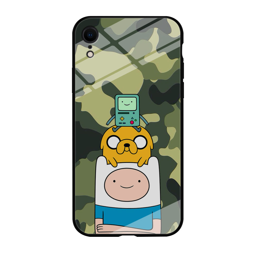 Adventure Time Camo Green iPhone XR Case