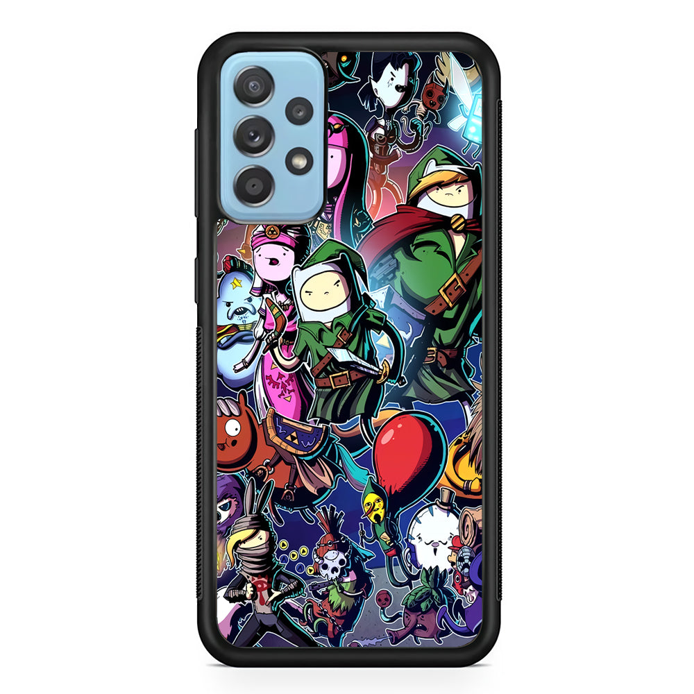 Adventure Time Classic War Samsung Galaxy A52 Case