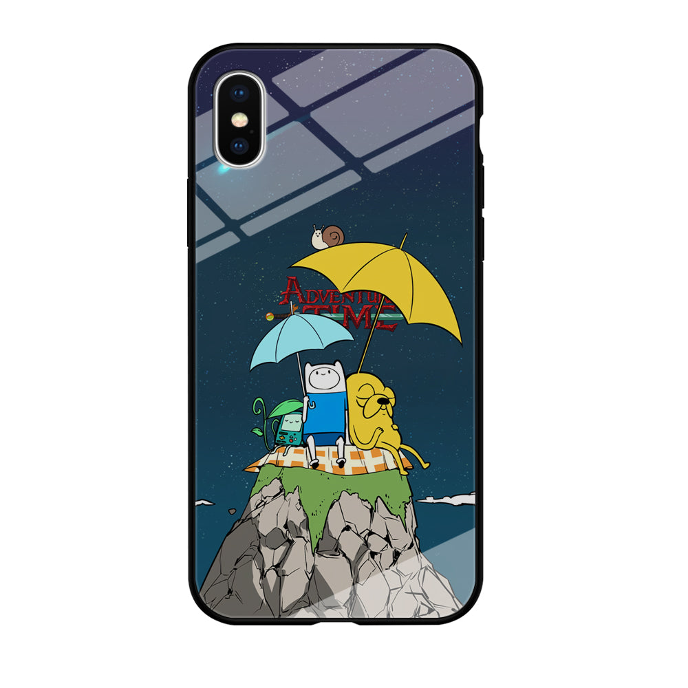 Adventure Time Enjoy The Shady Night iPhone XS Case