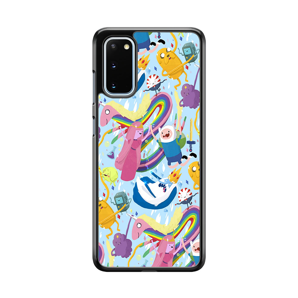 Adventure Time Flying and Playing Samsung Galaxy S20 Case