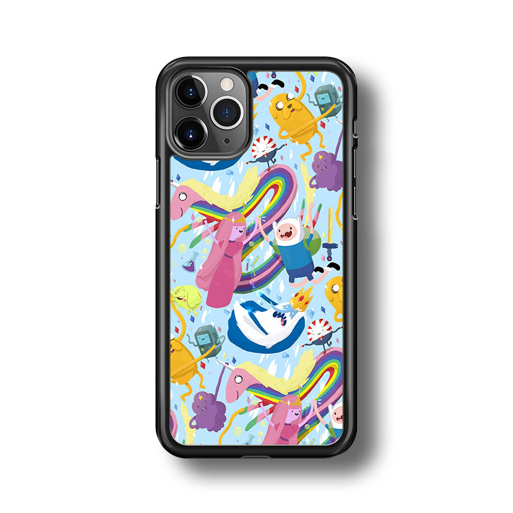 Adventure Time Flying and Playing iPhone 11 Pro Max Case