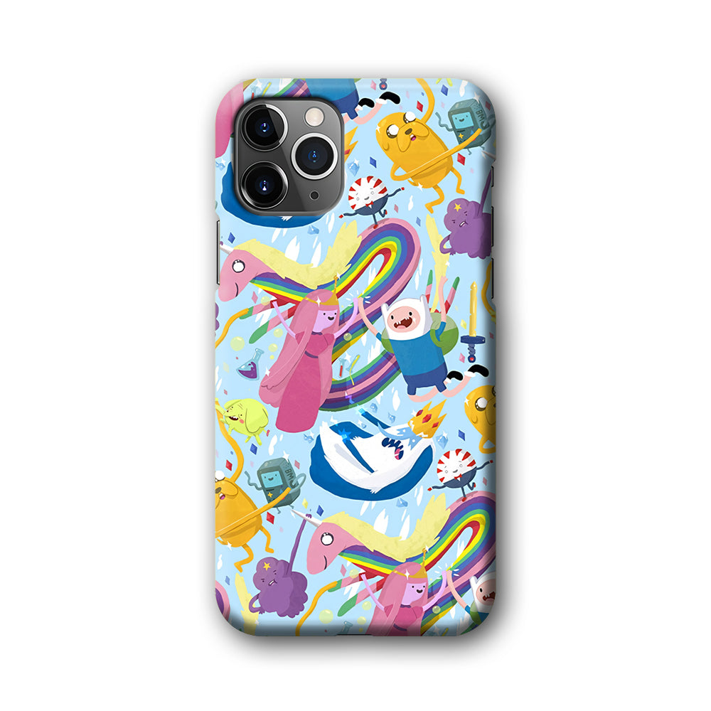 Adventure Time Flying and Playing iPhone 11 Pro Max Case