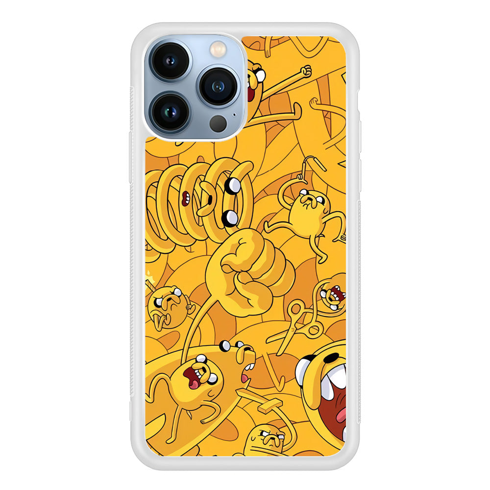 Adventure Time Jake Transformation iPhone 13 Pro Case