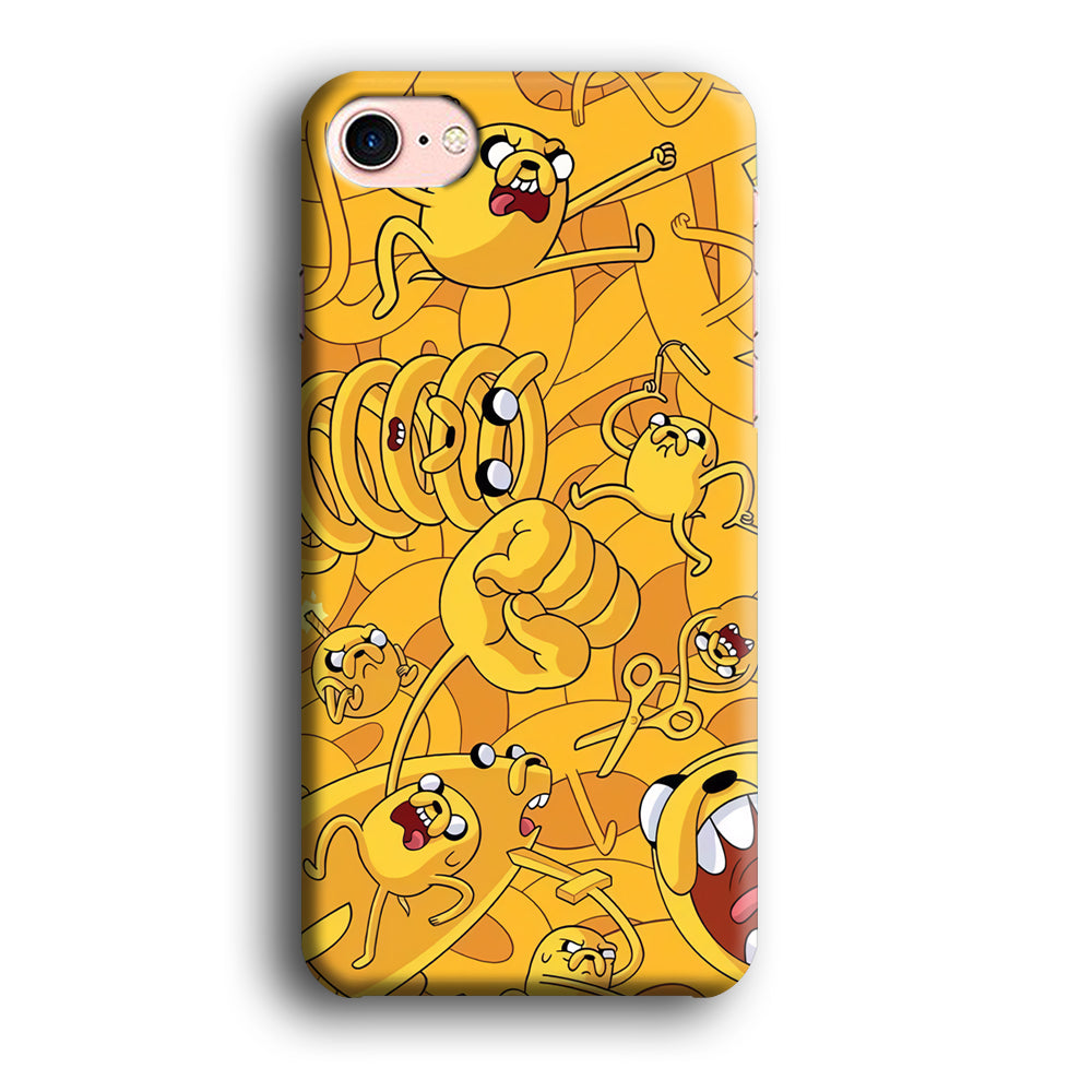 Adventure Time Jake Transformation iPhone 8 Case