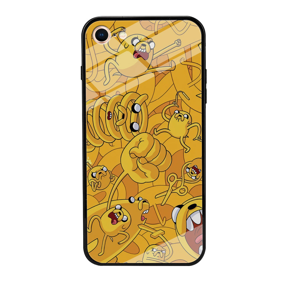Adventure Time Jake Transformation iPhone 8 Case
