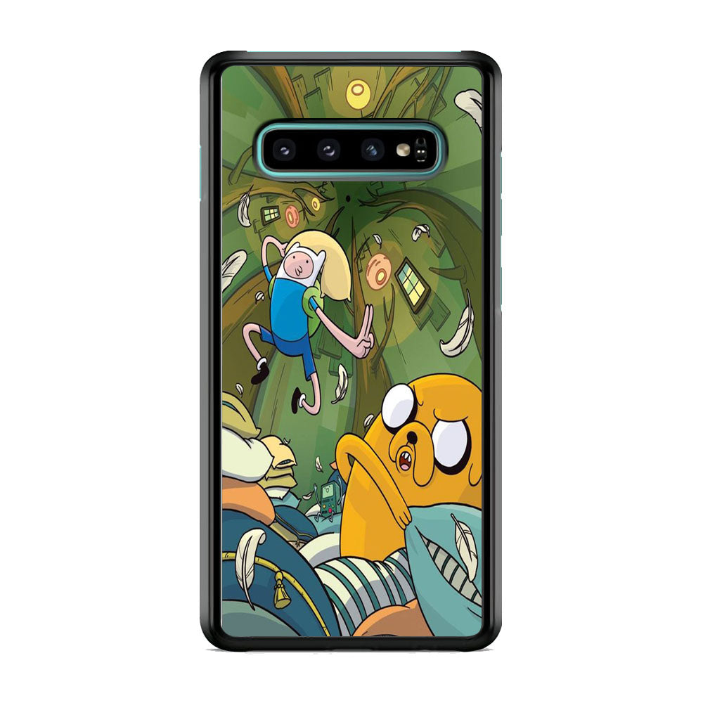 Adventure Time Flying Samsung Galaxy S10 Plus Case - carneyforia