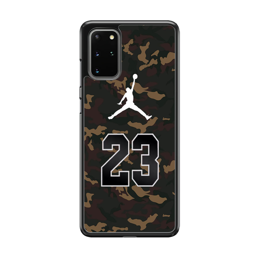 Air Jordan 23 Dark Green Camo Samsung Galaxy S20 Plus Case