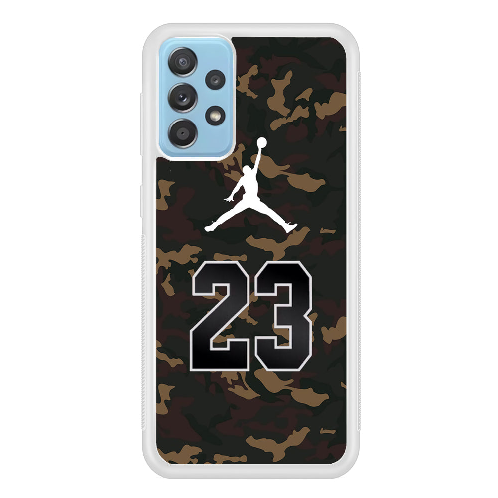Air Jordan 23 Dark Green Camo Samsung Galaxy A52 Case