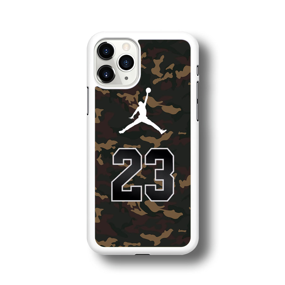 Air Jordan 23 Dark Green Camo iPhone 11 Pro Max Case