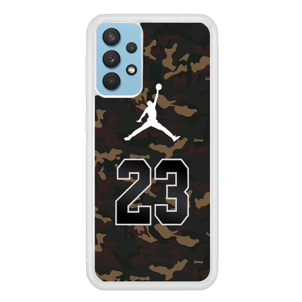 Air Jordan 23 Dark Green Camo Samsung Galaxy A32 Case