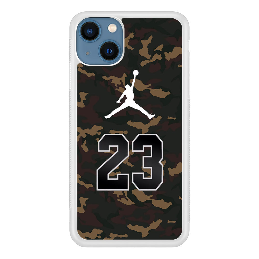Air Jordan 23 Dark Green Camo iPhone 13 Case