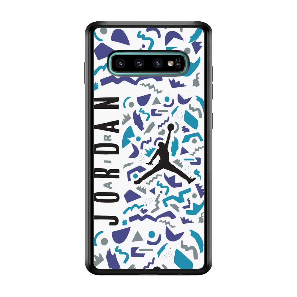 Air Jordan Abstract Of Shapes Samsung Galaxy S10 Plus Case