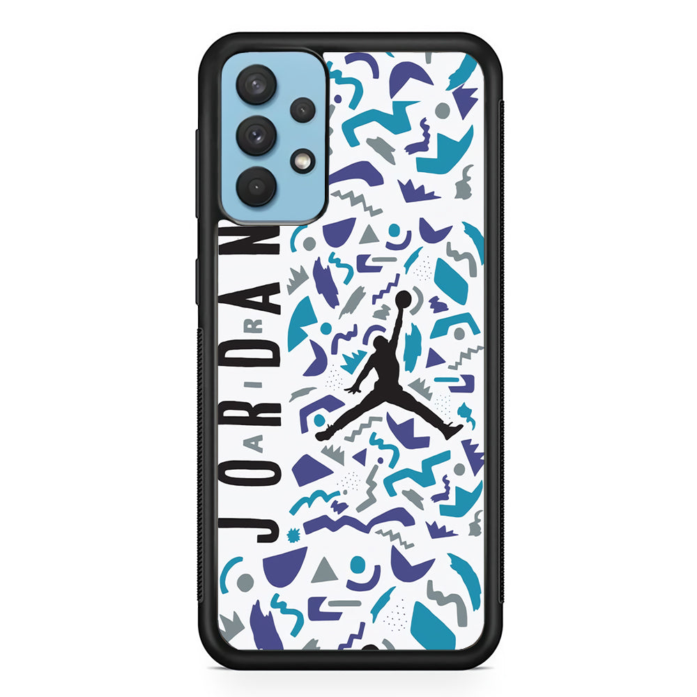 Air Jordan Abstract Of Shapes Samsung Galaxy A32 Case
