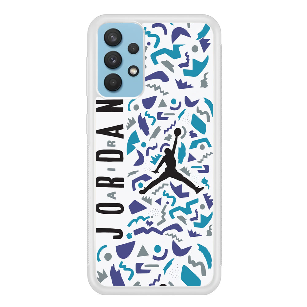Air Jordan Abstract Of Shapes Samsung Galaxy A32 Case