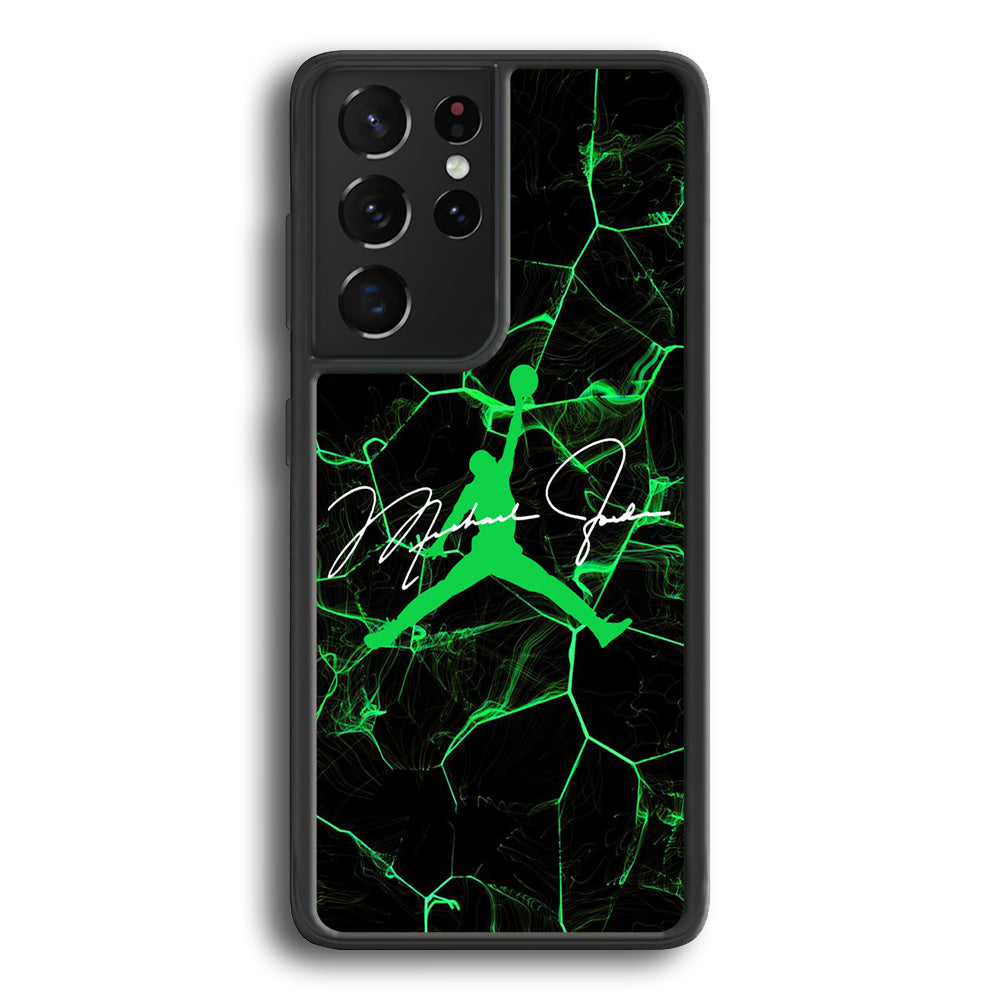 Air Jordan Abstract Signature Samsung Galaxy S21 Ultra Case - Carneyforia