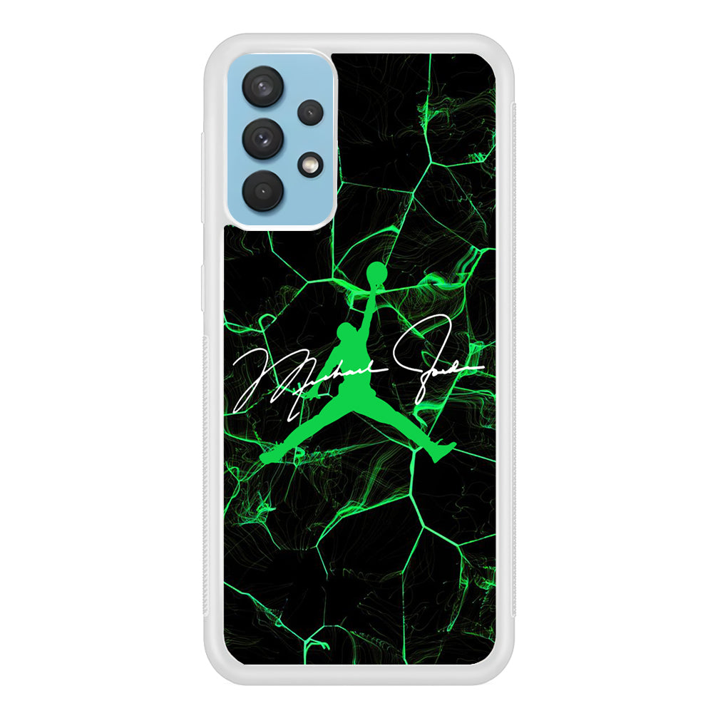 Air Jordan Abstract Signature Samsung Galaxy A32 Case