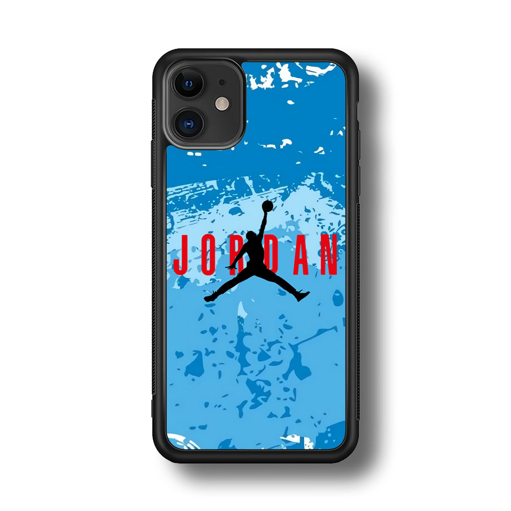 Air Jordan Blue Abstract iPhone 11 Case