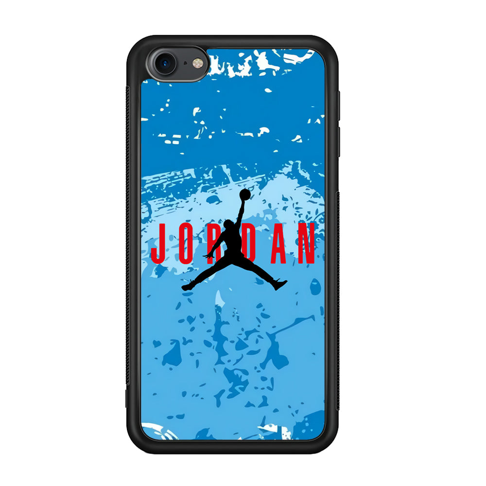 Air Jordan Blue Abstract iPod Touch 6 Case - Carneyforia