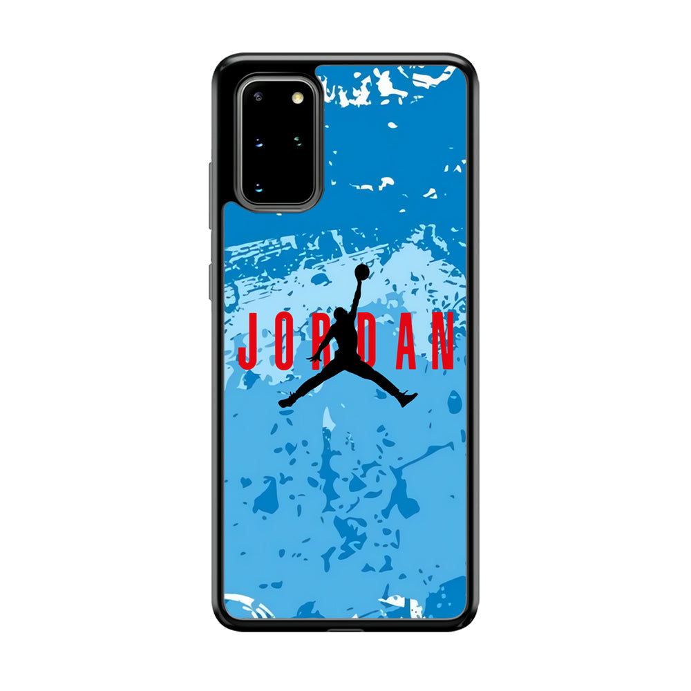Air Jordan Blue Abstract Samsung Galaxy S20 Plus Case