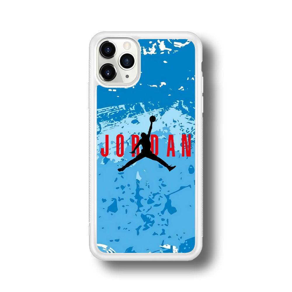 Air Jordan Blue Abstract iPhone 11 Pro Max Case