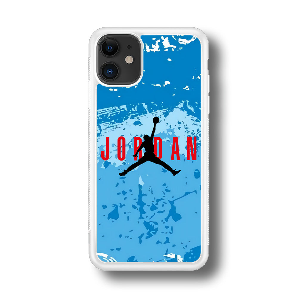 Air Jordan Blue Abstract iPhone 11 Case