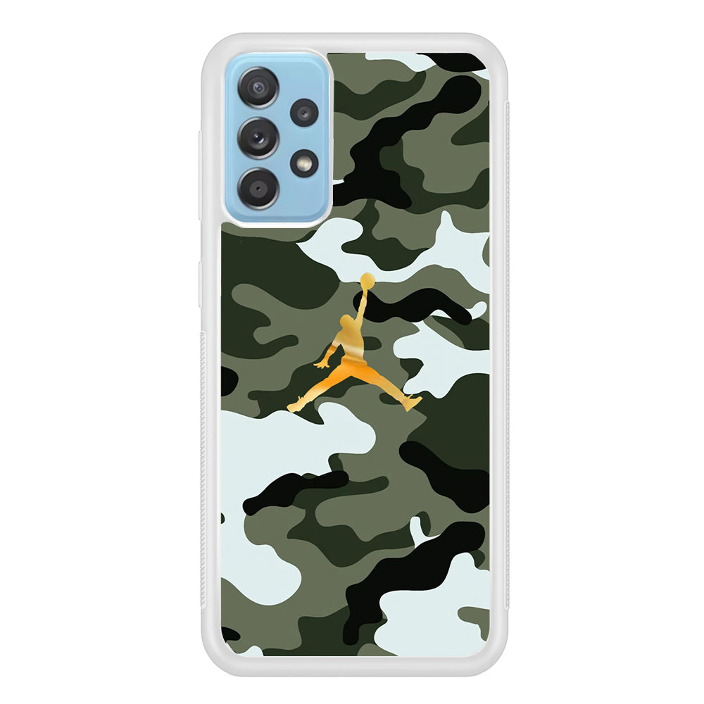 Air Jordan Camo Forest Beast Samsung Galaxy A52 Case
