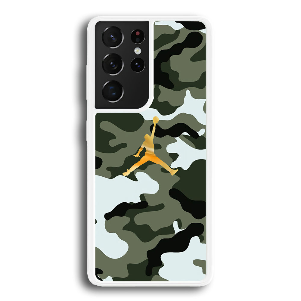 Air Jordan Camo Forest Beast Samsung Galaxy S21 Ultra Case