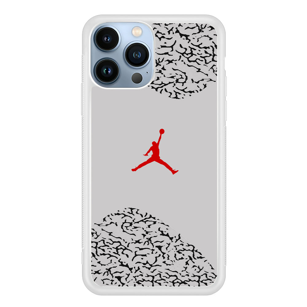 Air Jordan Cement Grey iPhone 13 Pro Max Case