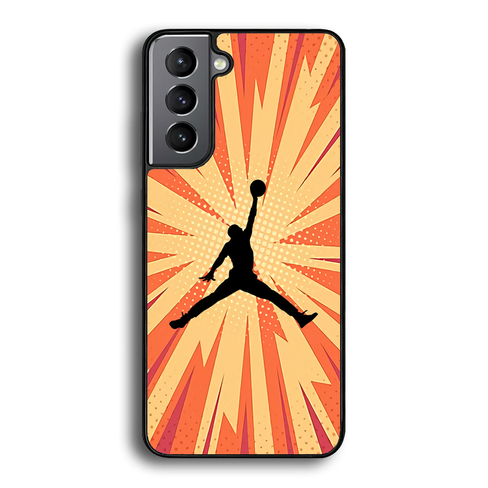Air Jordan Comic Effect Samsung Galaxy S21 Plus Case - Carneyforia