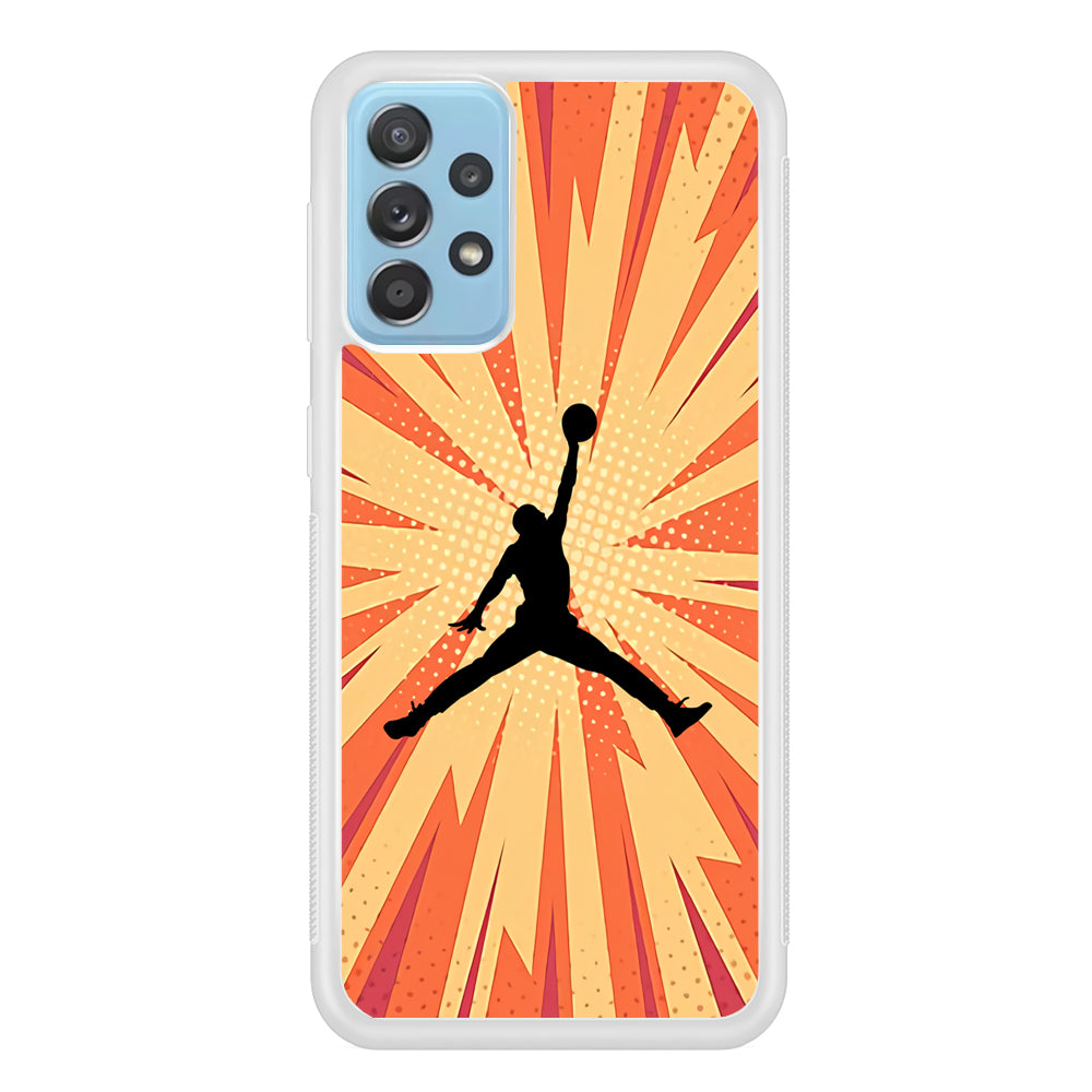 Air Jordan Comic Effect Samsung Galaxy A52 Case