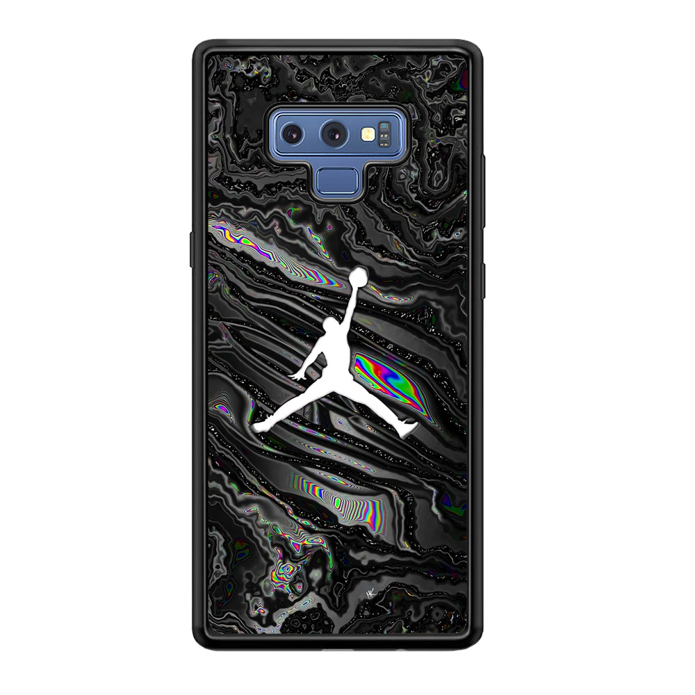 Air Jordan Dark Grey Marble Samsung Galaxy Note 9 Case