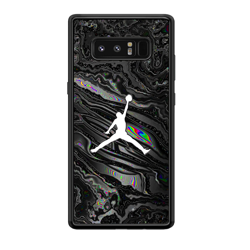 Air Jordan Dark Grey Marble Samsung Galaxy Note 8 Case