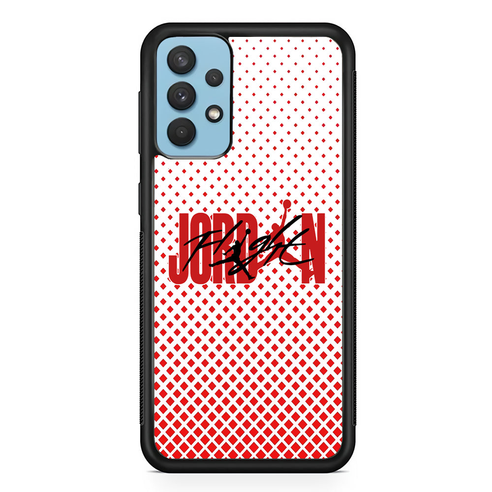 Air Jordan Diamond Shape Gradation Samsung Galaxy A32 Case