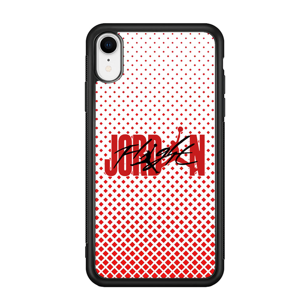 Air Jordan Diamond Shape Gradation iPhone XR Case