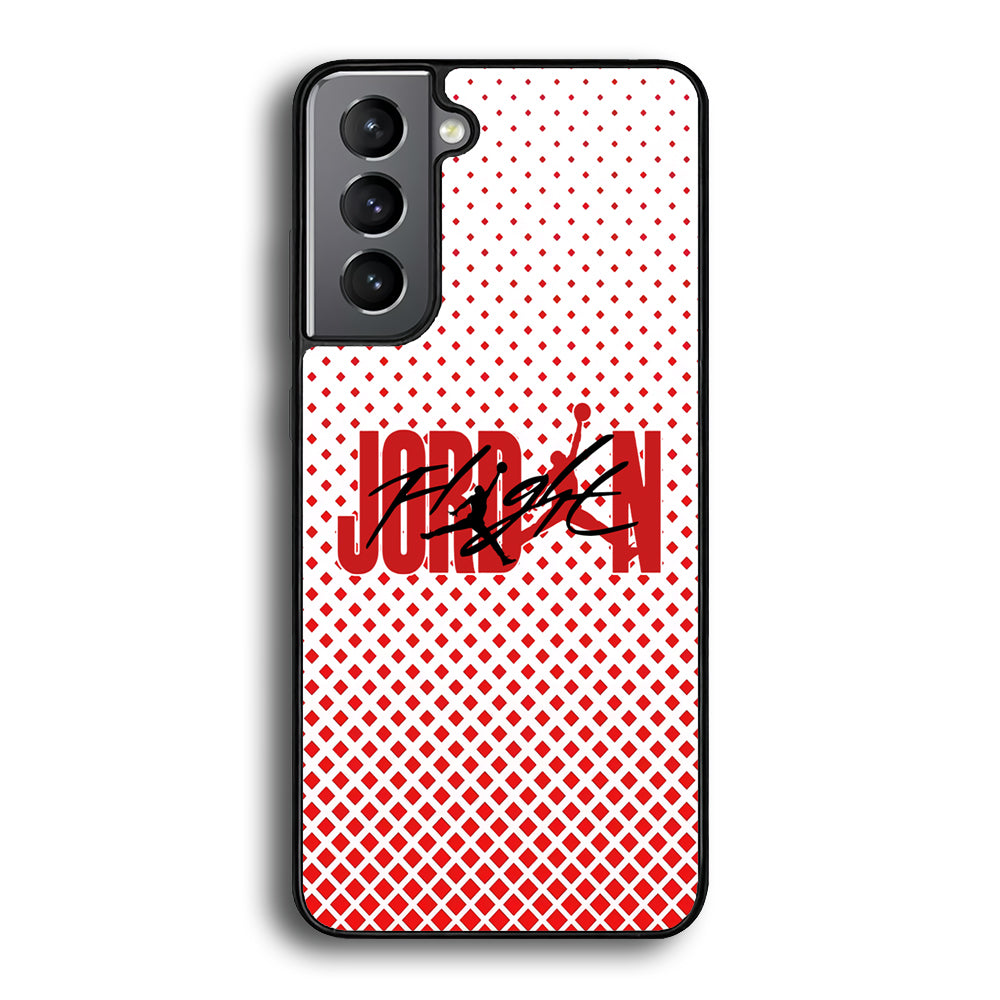 Air Jordan Diamond Shape Gradation Samsung Galaxy S21 Plus Case - Carneyforia