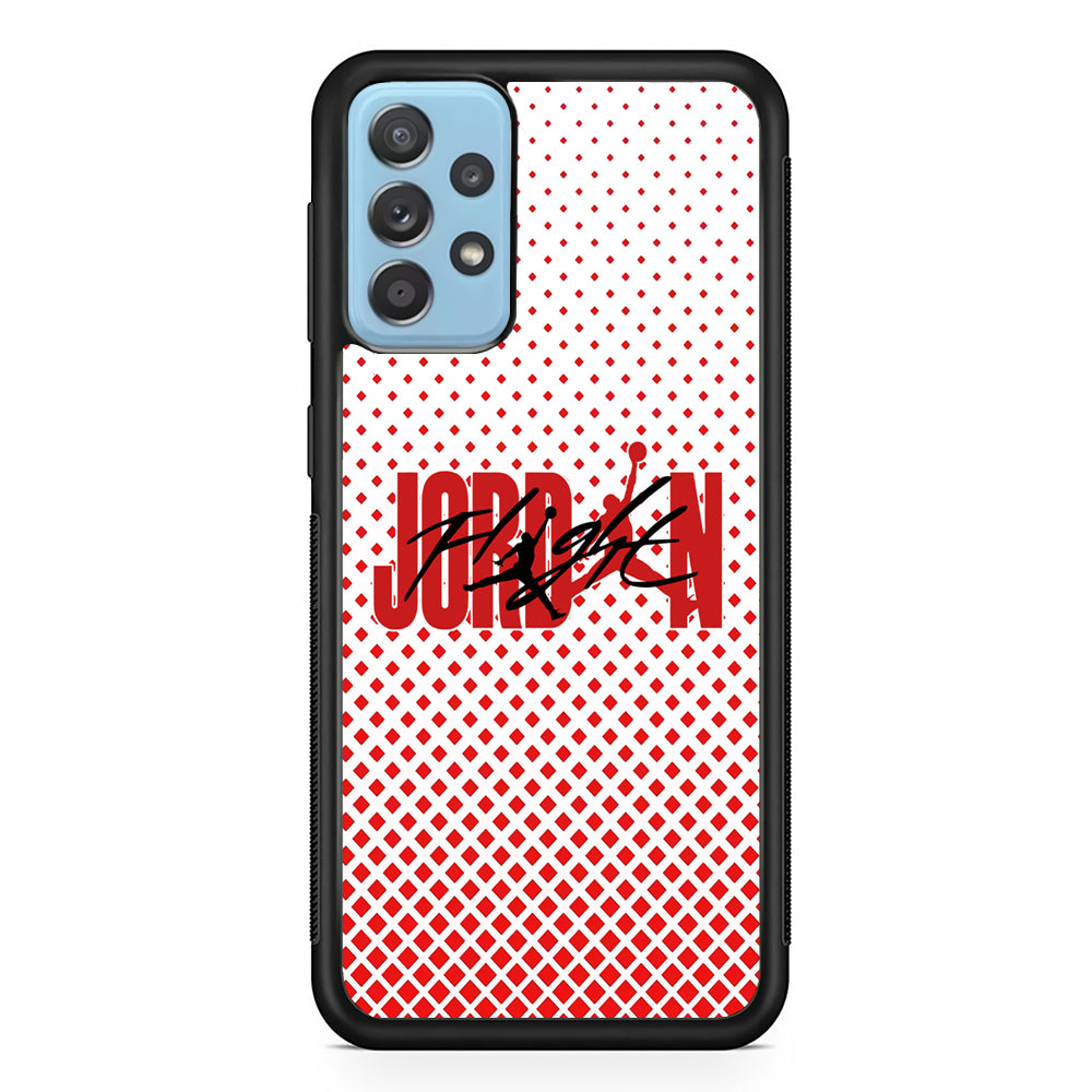 Air Jordan Diamond Shape Gradation Samsung Galaxy A52 Case