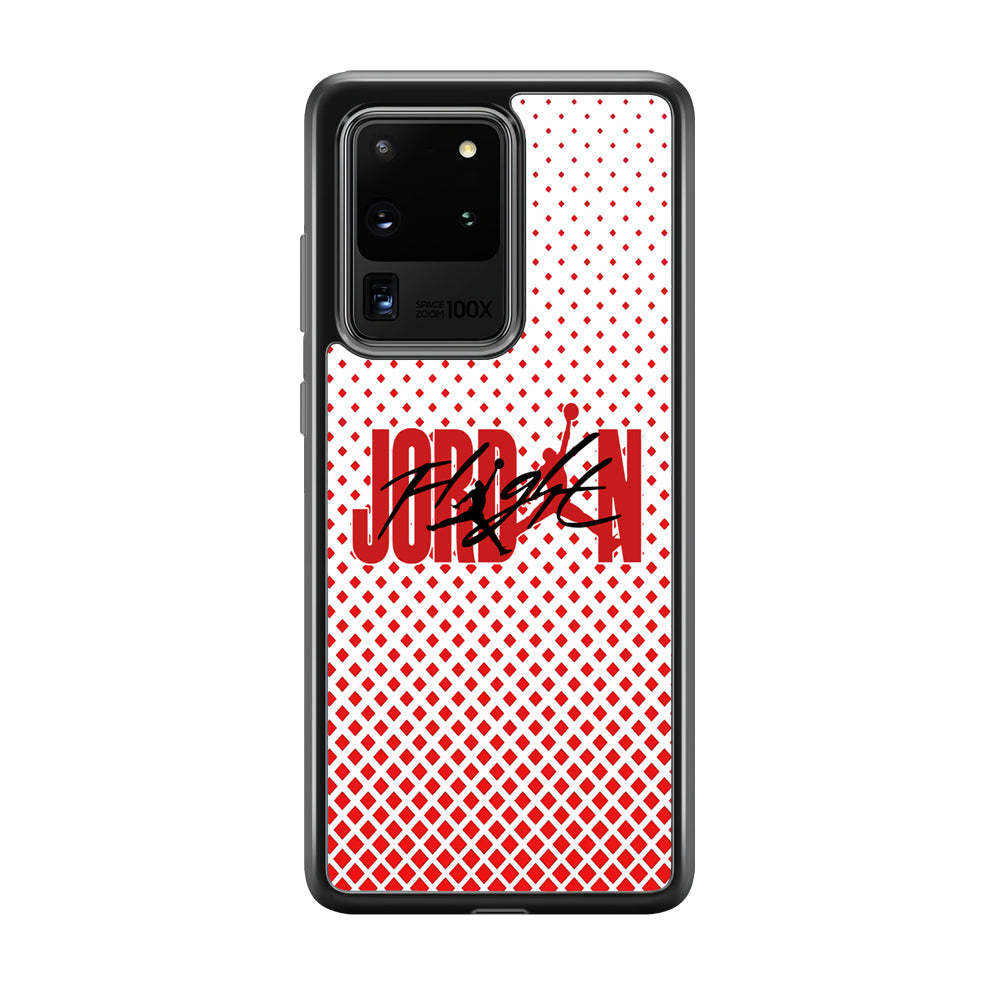 Air Jordan Diamond Shape Gradation Samsung Galaxy S20 Ultra Case