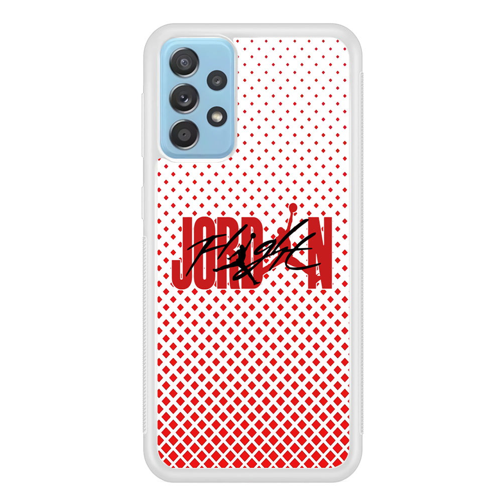 Air Jordan Diamond Shape Gradation Samsung Galaxy A52 Case