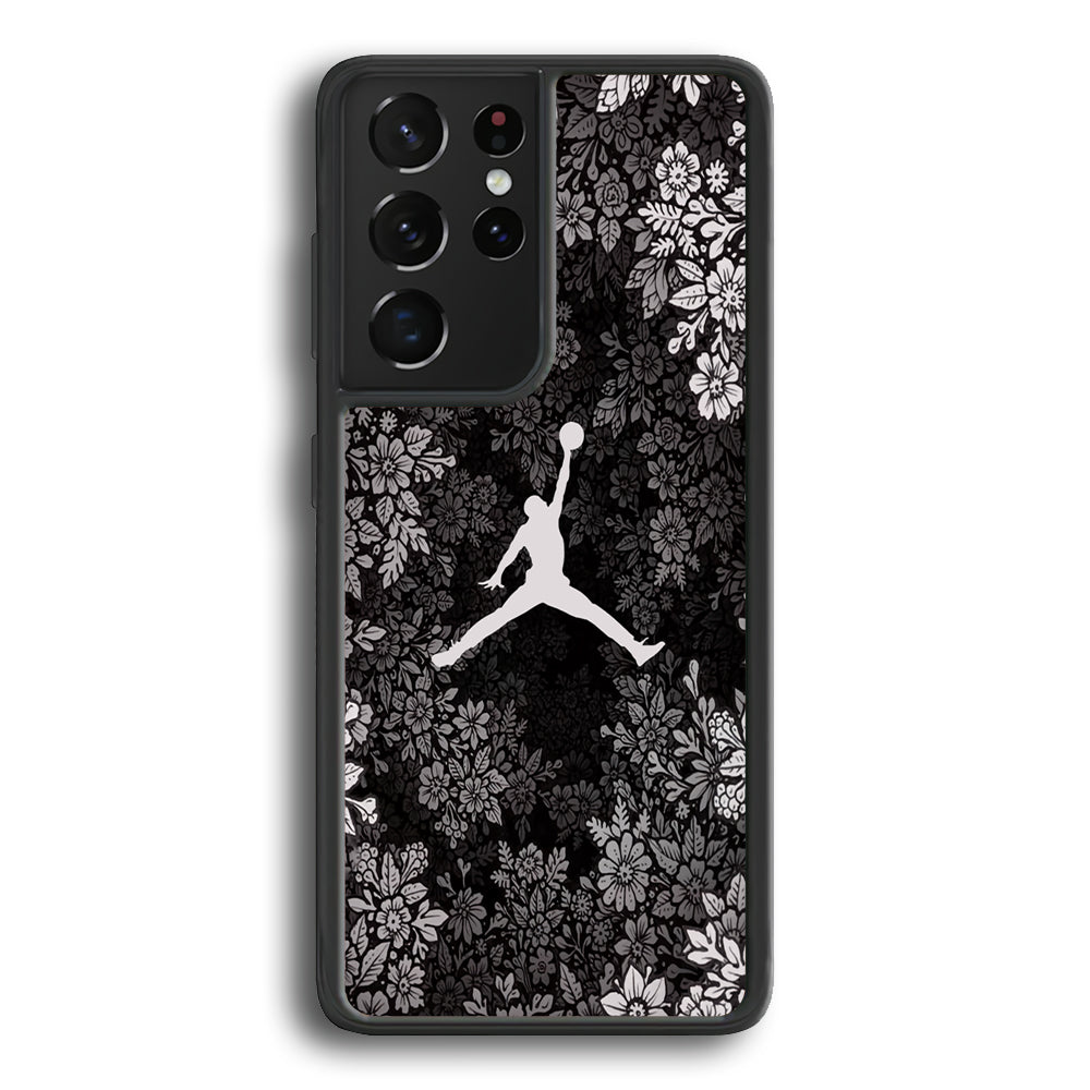 Air Jordan Flower On Winter Samsung Galaxy S21 Ultra Case - Carneyforia