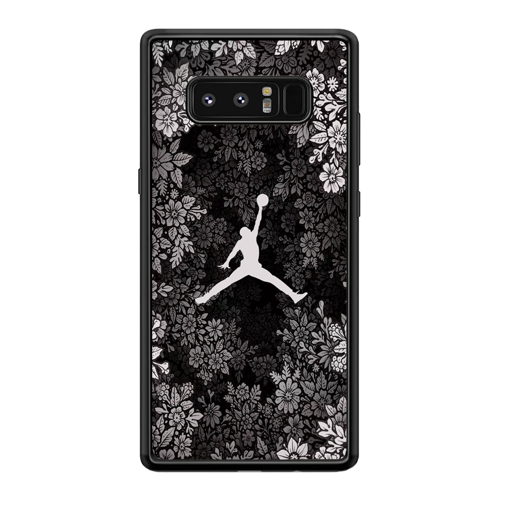 Air Jordan Flower On Winter Samsung Galaxy Note 8 Case
