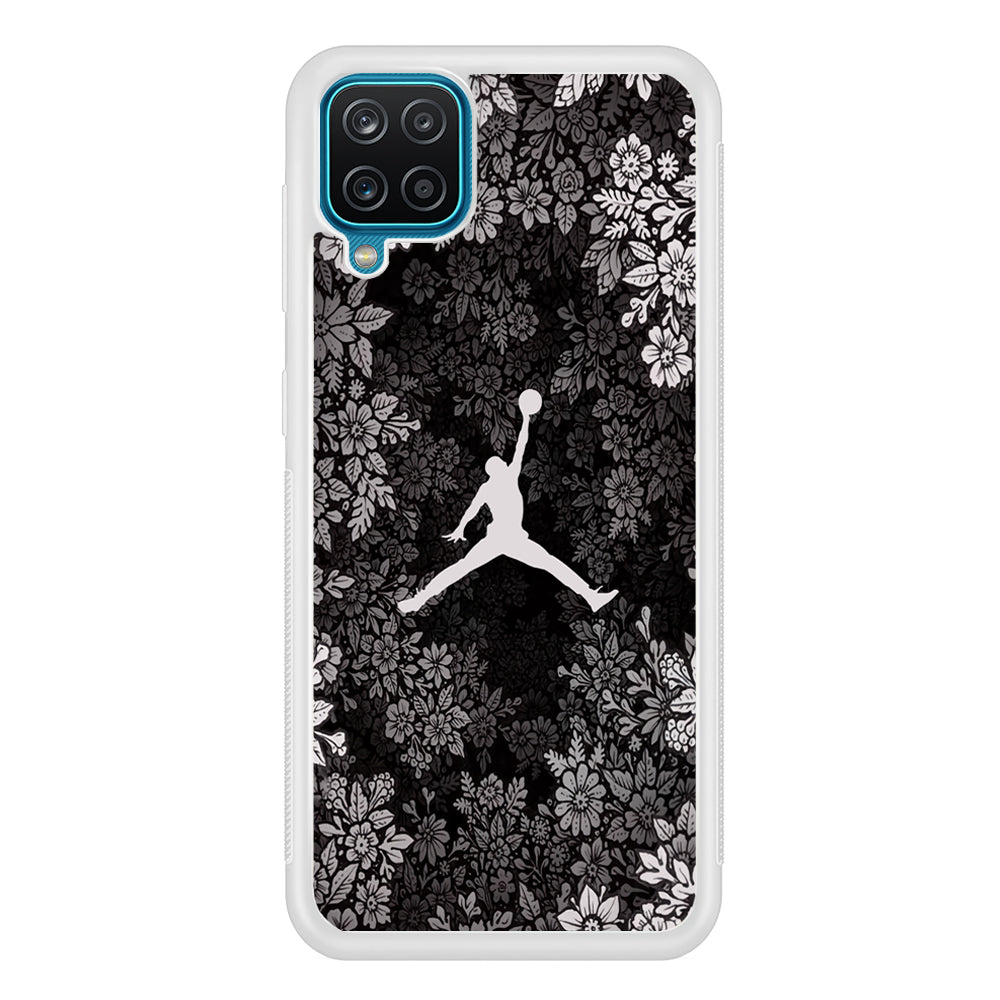 Air Jordan Flower On Winter Samsung Galaxy A12 Case