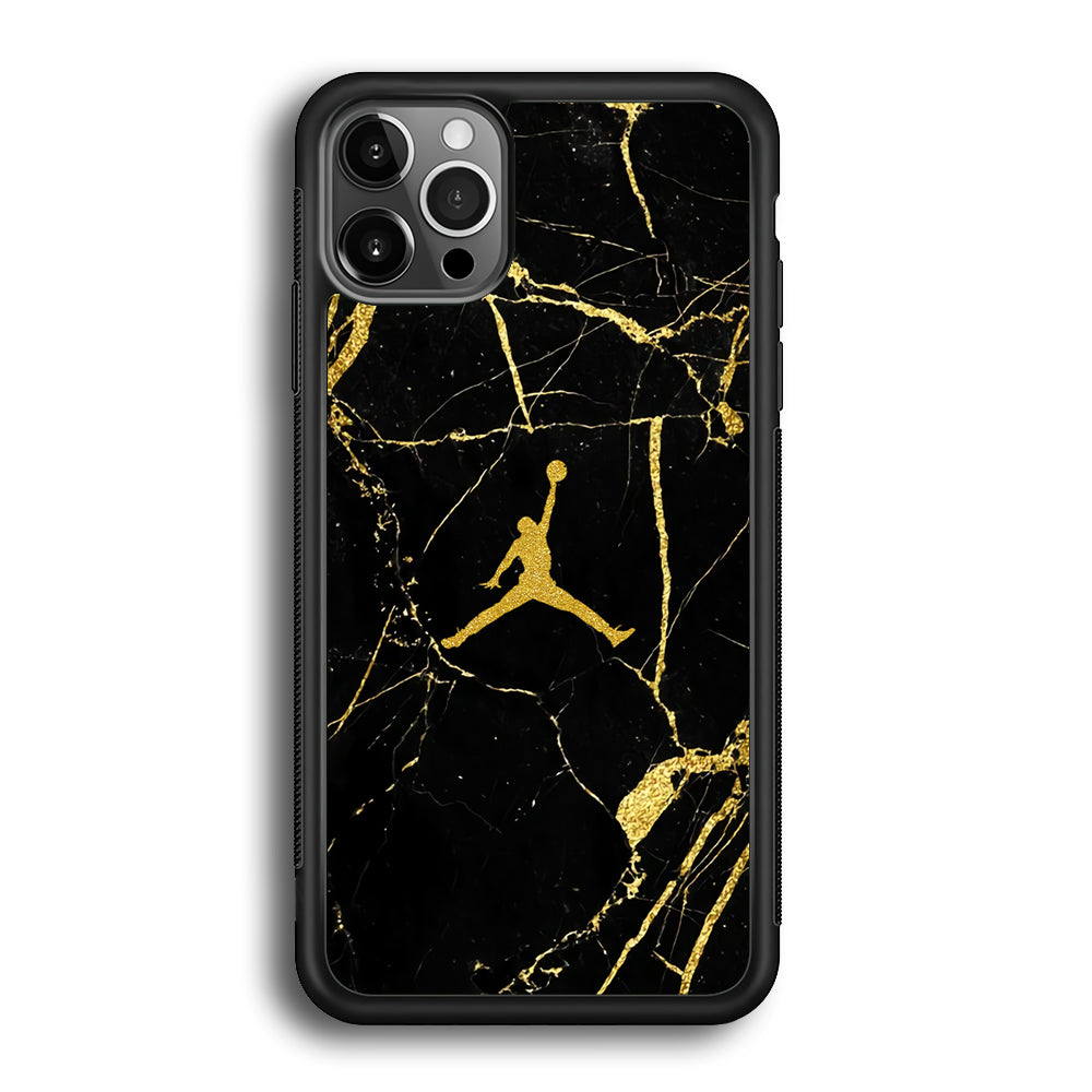 Air Jordan Golden Root Marble iPhone 12 Pro Case