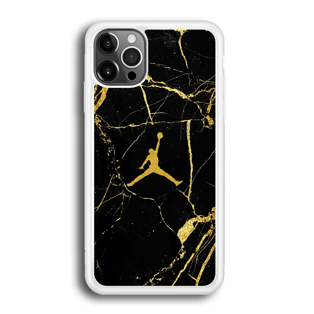 Air Jordan Golden Root Marble iPhone 12 Pro Case